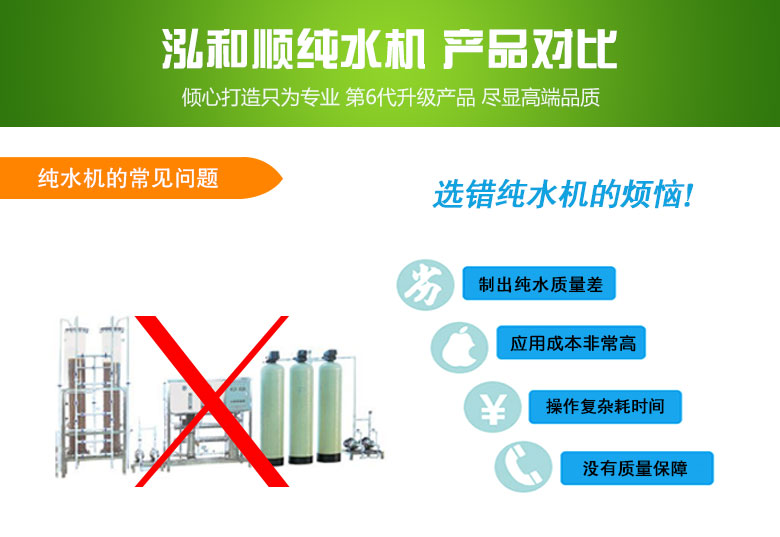 純水機(jī)功能對(duì)比 純水機(jī)功能對(duì)比